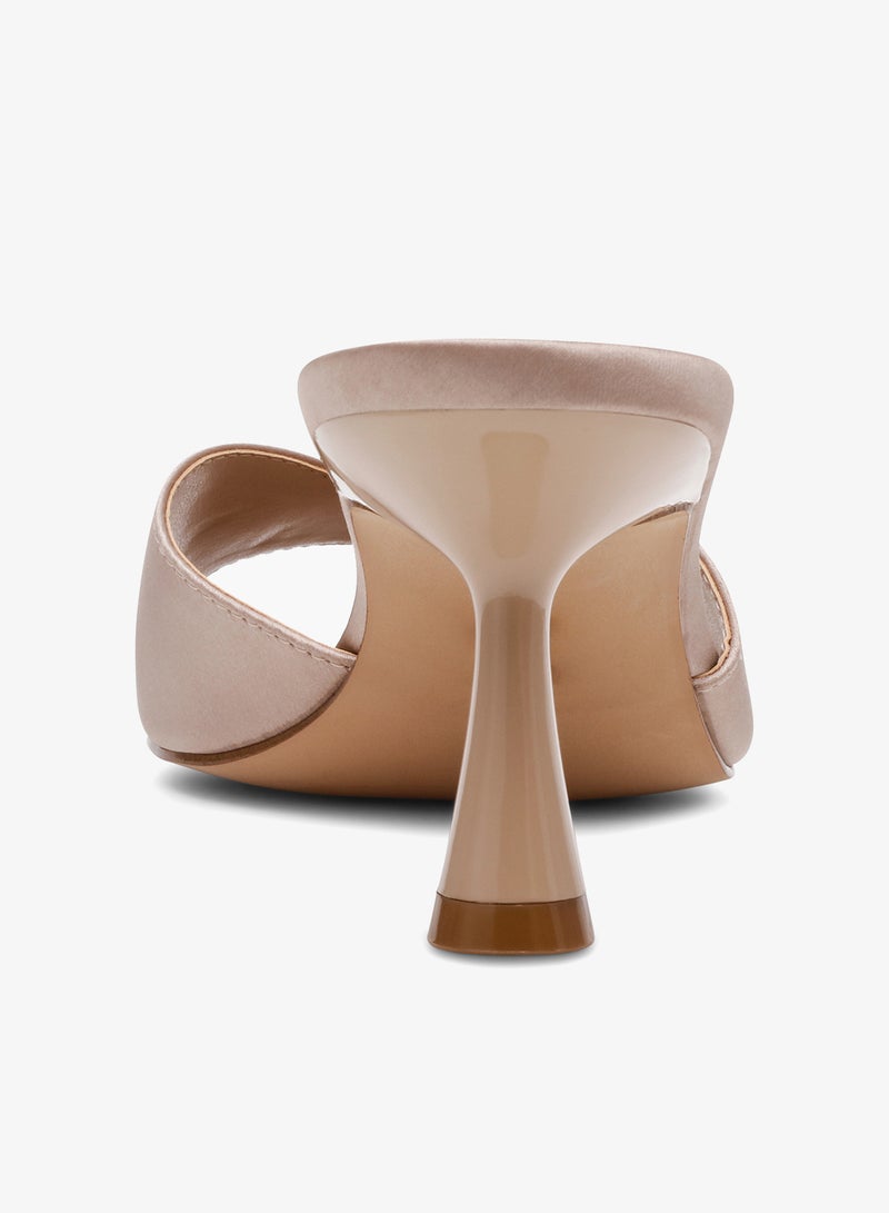 ستيف مادن صندل أنيق بكعب مفتوح من الساتان - Image 3